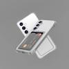 Card Slot Shockproof TPU Phone Case For Samsung Galaxy S25 S24 S23 S22 Ultra S21 Plus S20 FE S25 Edge Clear Case