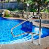 Swimming Pool Stair Rail Easy Installation 304 Stainless Steel Professional Safety Pool Handrail for Hot Tub for Swimming Pool