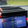 For BMW 5 Series G60 2024 Central Control Navigation Behind Screen Storage Box Dash Organizer Tray Accessories