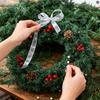 3Styles Red Christmas Wreath Elegant PVC Fruit Wreath Window Door Wall Ornament Home Halloween Decor Gifts