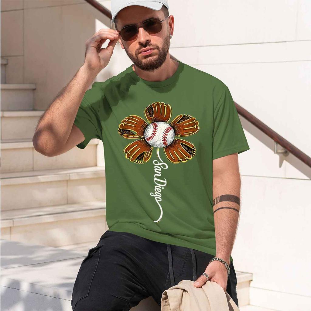 San Go For Unisex Unisex S Tshirt Summer Shortsved Breathable Sweatwking Versatile Trendy Tshirt 2026 New Model Shortsleeve Cre