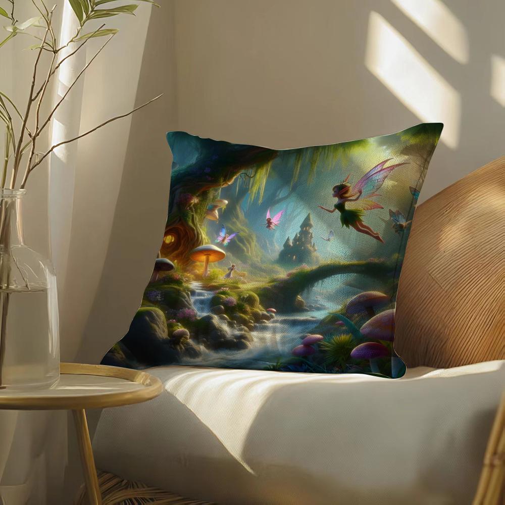 Fairymagicelf Pillow Case Pillowcase, Double-Sided Printed, Sofa Cushion, Bedroom Headboard