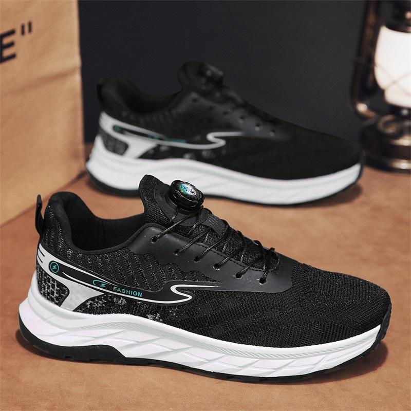 

Новые кроссовки с летающим плетением, модная обувь, повседневная обувь, удобная, легкая и универсальная обувь, мужская обувь 39 чёрный