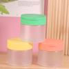 Travel Portable Cosmetic Container 250/300/350mlMakeup Remover BodyLotion Scrub Jarwith Cotton Lid Tweezers forCosmetic Products