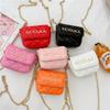 Borsa Piccola Quadrata Autunnale per Bambini con Decorazioni di Perle per l'Uso Quotidiano