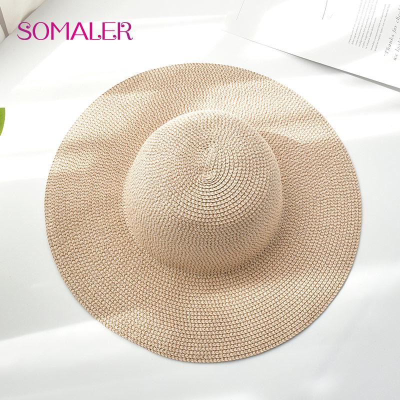 Cappello Da Sole In Paglia Per Donna – Tesa Larga, Regolabile, Pieghevole – Ideale Per Spiaggia, Trekking E Viaggi