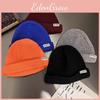 Trendy Letter Ntrx Pattern Solid Color Knitted Cap For Cold Fashion Weather