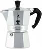 Bialetti Moka Express Kaffeekocher 3 Tassen 130 silber (0001162)