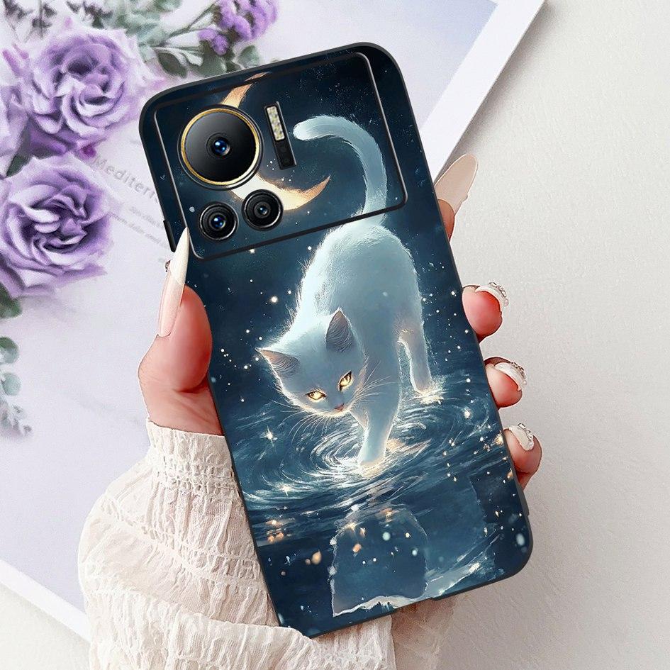 Für Infinix Note 12 VIP Hülle X672 Cover Neue Stilvolle Blume Schmetterling Weiche Silikon Handyhülle Für Infinix Note 12i X6819 Bumper