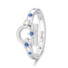 New 925 Silver Twelve Constellation Series Zircon Ring For Women Fit Wedding Party Jewelry Gifts
