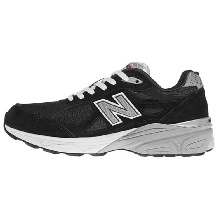 

New Balance 990v3 Сделано в США Черно-белые женские кроссовки Серые W990BK3
