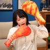 20~60cm Grilled & Fried Chicken Leg Plush Pillow Stuffed Simulation Food Snake Cushion Sofa Chair Decor Prop Gift