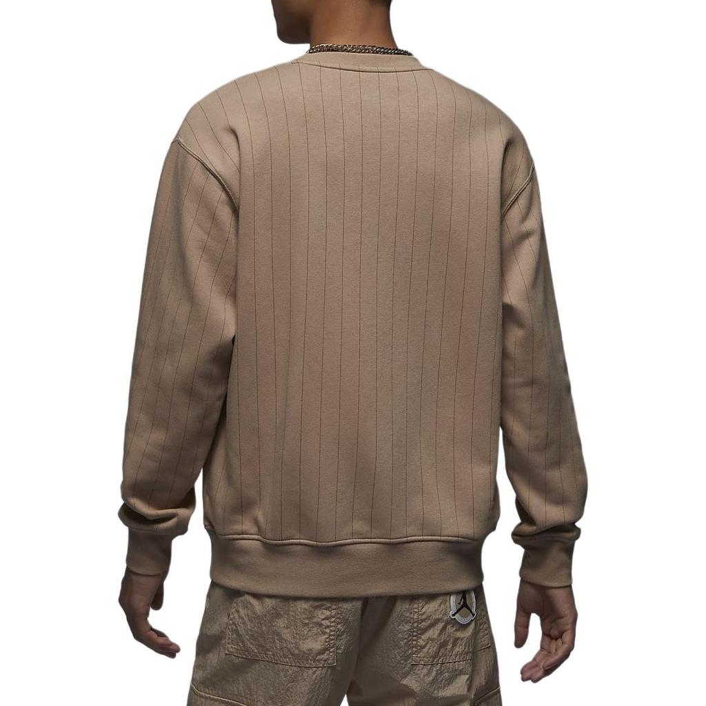 Jordan Sweatshirts Men's Camel Crew Neck Moderate Other FN6355-244