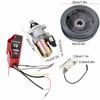 Electric Start Kit Starter Motor Flywheel Control   Box for GX390