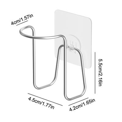 Supporto da parete per bicchieri di carta per dispenser d'acqua, portabicchieri usa e getta, organizer da cucina senza foratura