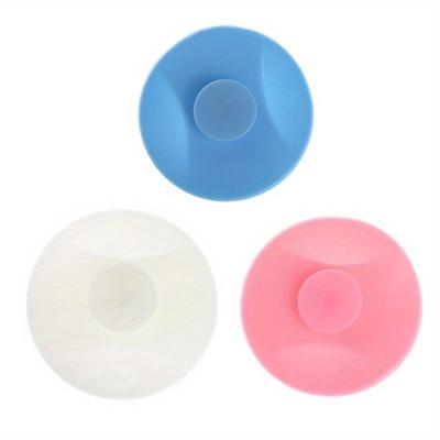 Duschablaufstopfen Bodenablauf Gummi Kreis Silikonstopfen für Dusche Badewannenstopfen Badezimmer Auslaufsicherer Abfluss Spüle Becken