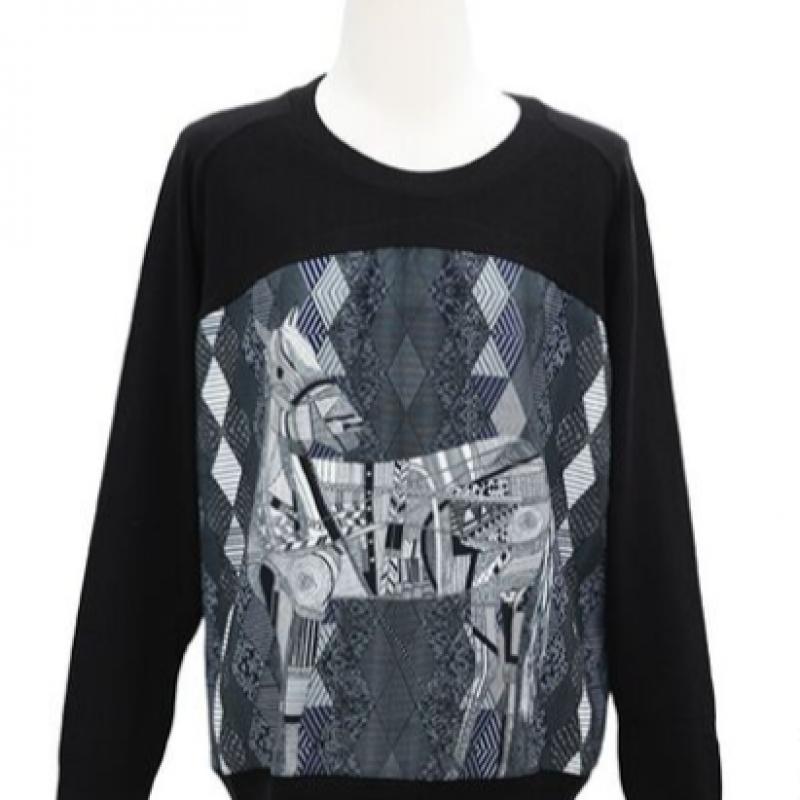 Shiz Madam Loose Fit Knit Check T57263