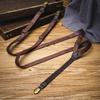 Old Fashion PU-läder Hängslen Bälte Med Elastiskt Band För Vuxna Tonåringar Unisex Olika Kläder Och Tillfällen Utklädning