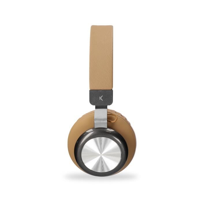 Casque Audio Ksix Retro2 - Brown - TU - Protection Auditive - Homme
