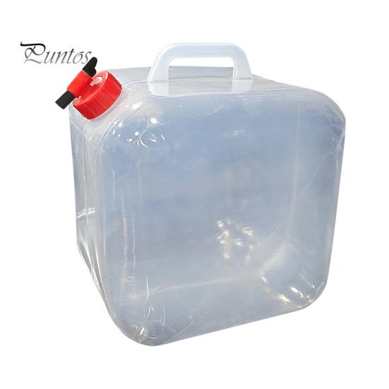 Folding Water Bag 5L/8L/10L/15L/18L/20L High Capacity Leak-proof Food Grade PE Container Self Driving Camping Outdoor Supplies
