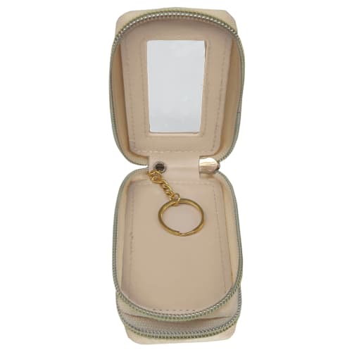 Meiho Double Pocket Key Case, Snoopy, Ivory, SN3203