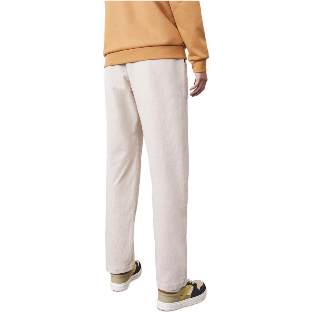 Anta Solid Color Logo Embroidery Elastic Waist Straight-Leg Casual Pants Unisex bottoms Gray 172248527-1