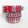 Bling Rhinestone Belt Studded Rhinestone Belt for Jeans Fashion Cowgirl Western Jeans Belt Rhinestone Waistband Belt