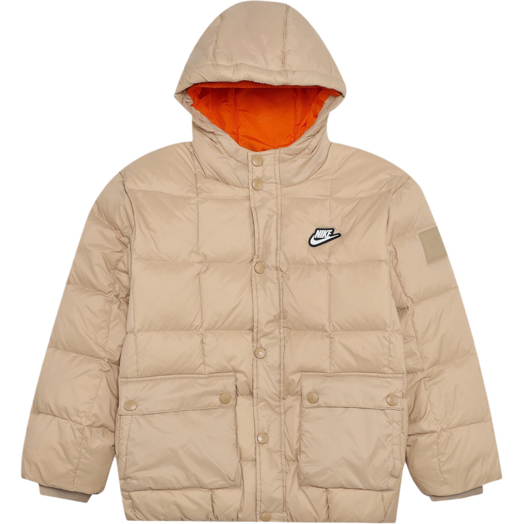 Nike Kids Down Jackets Hooded Non Detachable Moderate Hooded IQ6136-200 XL
