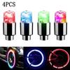 2/4Pcs Tire Valve Cap Lights Durable Tire Lights For Car Air Valve Caps With Lights For Motorcycles Bicycles Electric Vehicles
