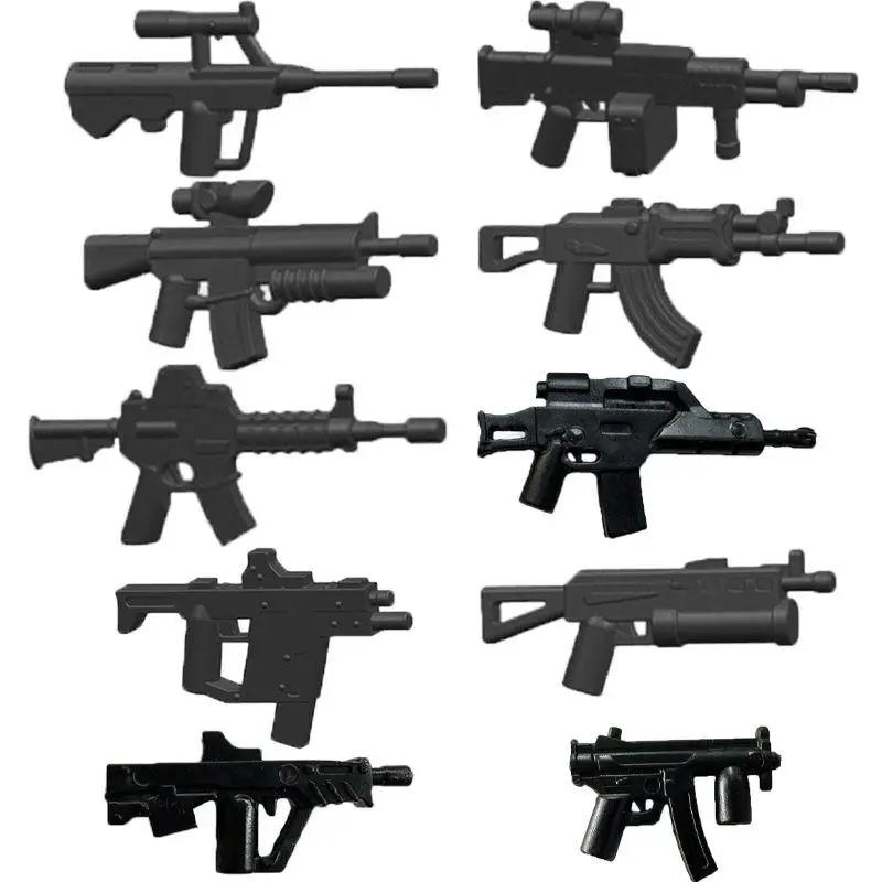 MOC Military Building Blocks Accessories Weapons Guns Special Forces Soldiers AKM Rocket Launchers Night Vision Toys Gifts X036