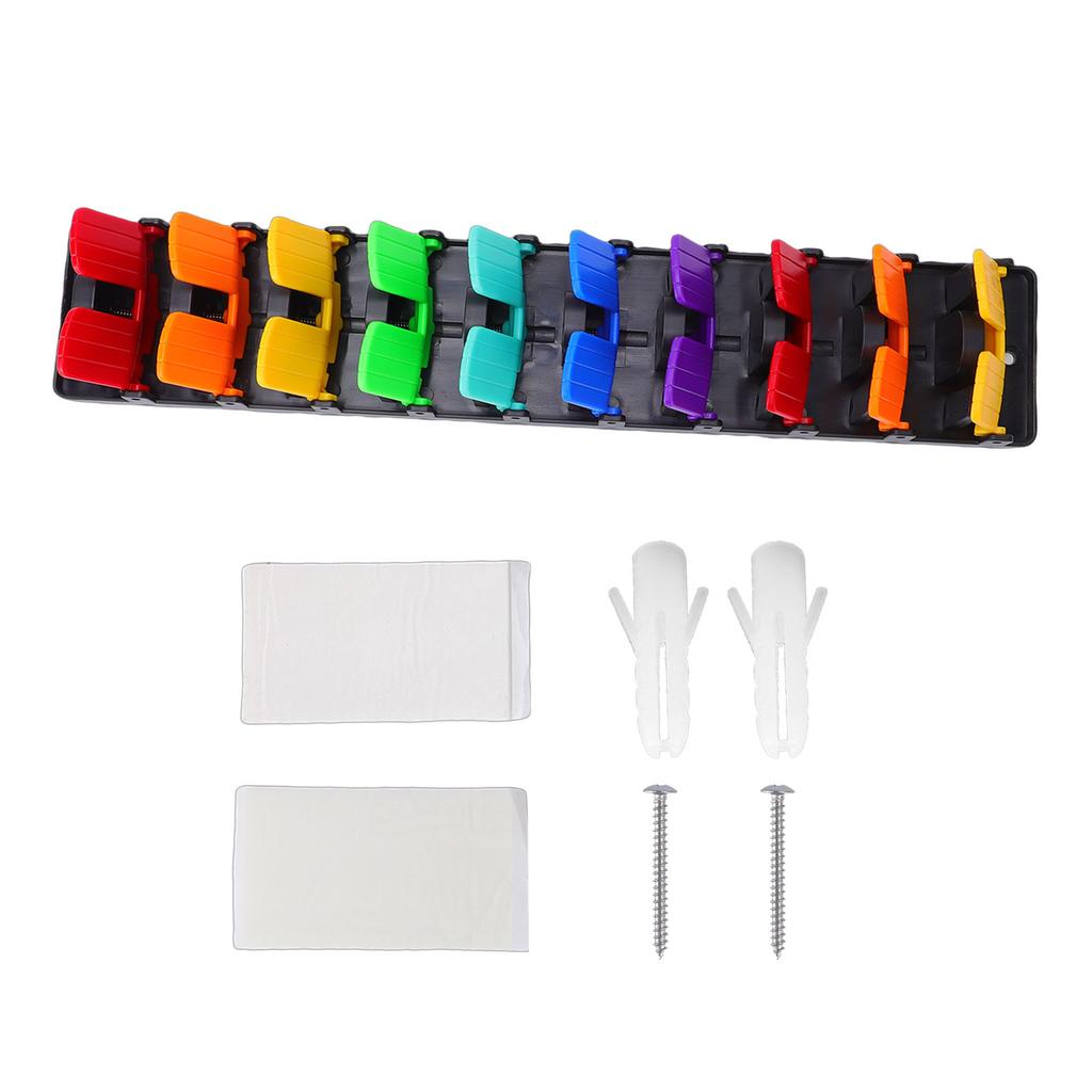 Hat Organizer Spring Clips Space Saving Plastic Wall Mount Closet Hat Rack Holder for Bedroom