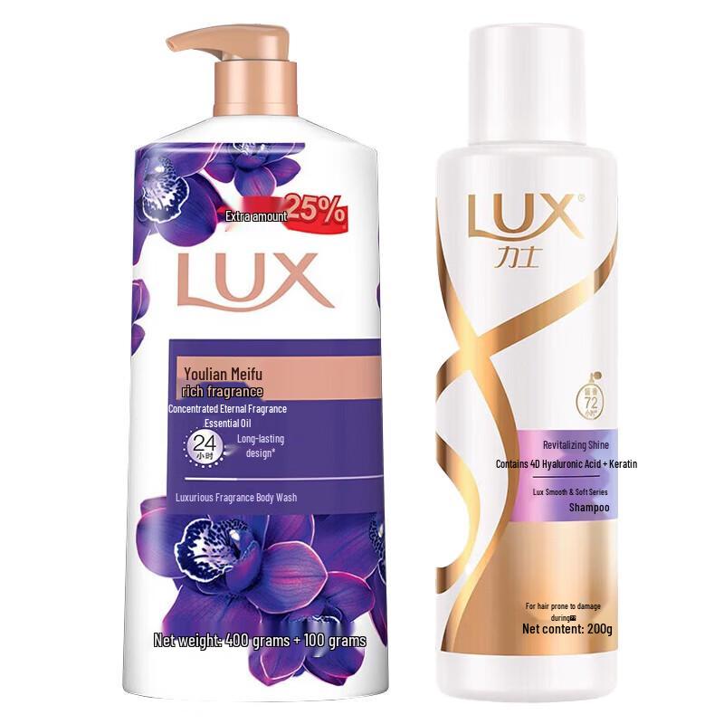 LUX Ароматный гель для душа и восстанавливающий шампунь