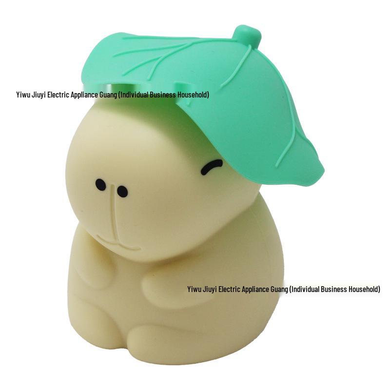 

Paipai Silicone Night Light - Bedside Lamp Cartoon Design, Eye Protection, Rechargeable for Bedroom or Dormitory Long-lasting Auto Color Changing