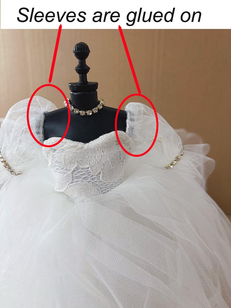 New Arrive Children Gift For Girl Mini Weddig Dress For Doll 2026 New Year Present Girlfriend Valentines Day Gift