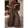 Fashionable Casual Loose Short-sleeved Plus-size Suit for Women