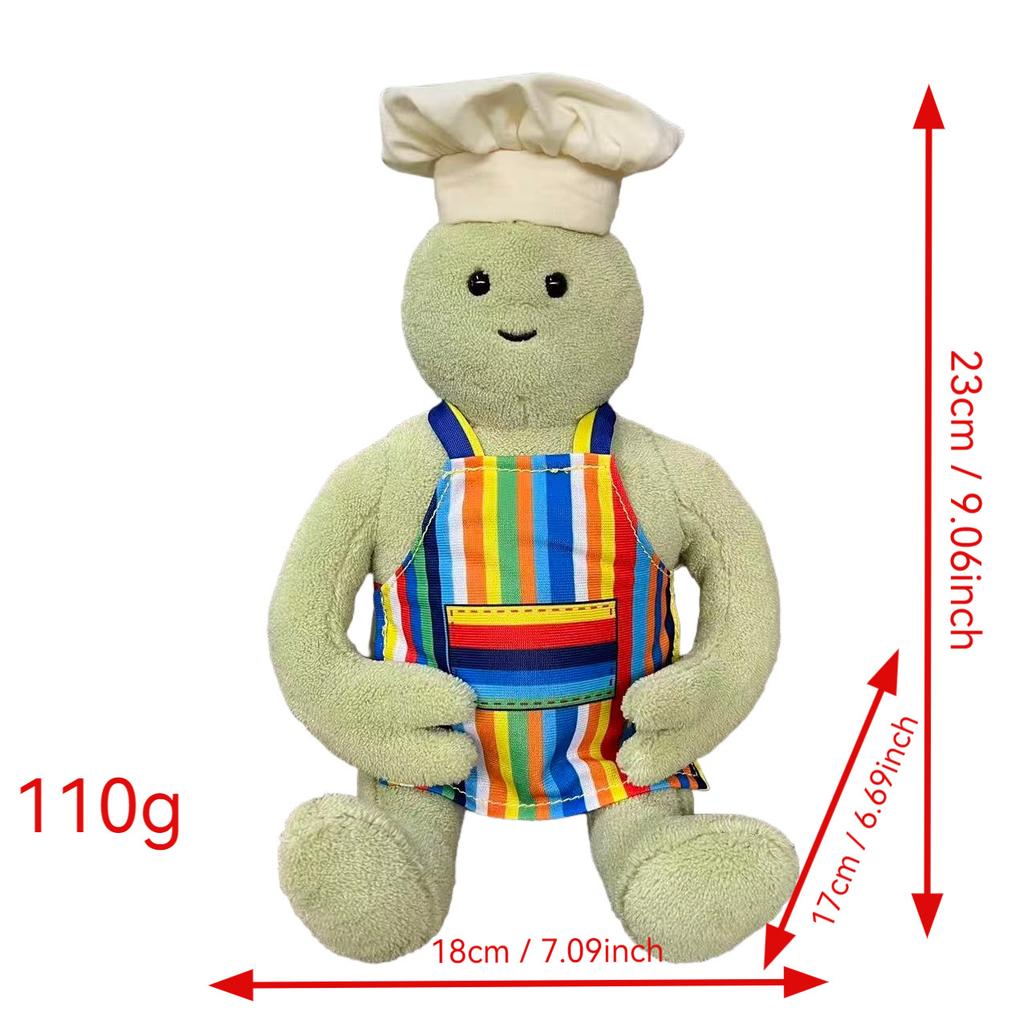 New Tiny Chef Plush Toy Children's Plush Soft Stuffed Toys for Children Kids Gifts 28cm