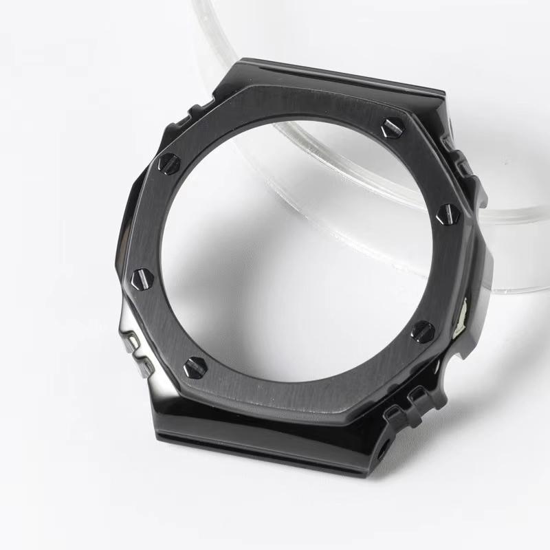 GA2100 Mod-Kit Edelstahlgehäuse Armband Für Casio G-SHOCK GA-2100/2110 GAB2100 Retro Relief Metallgehäuse Armband Zubehör