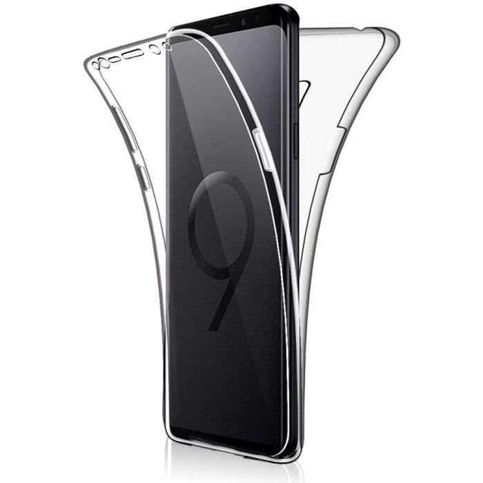 Coque - LittleMonkey - Samsung Galaxy S9+ Plus - Protection intégrale 360° - Silicone - Transparent
