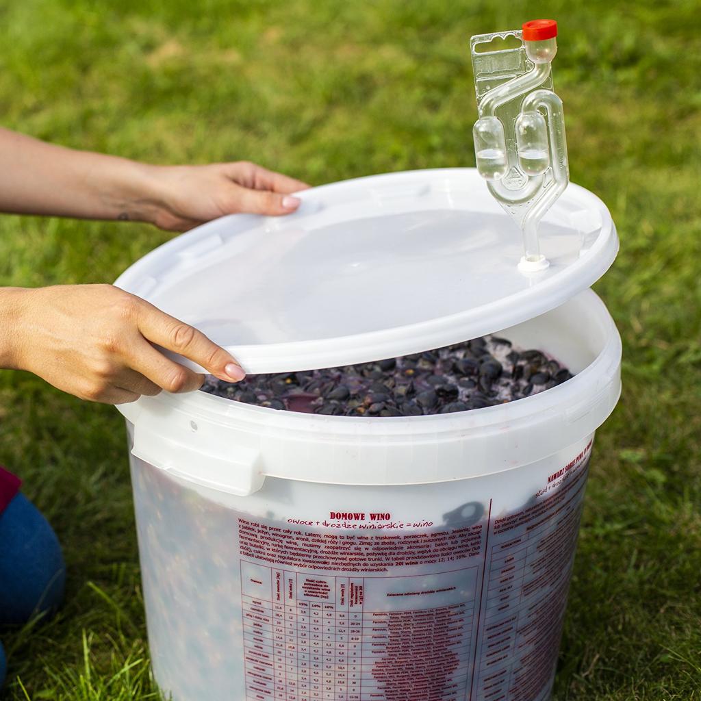 Rurka fermentacyjna ze zatyczką, 2 komory, Niełamliwa