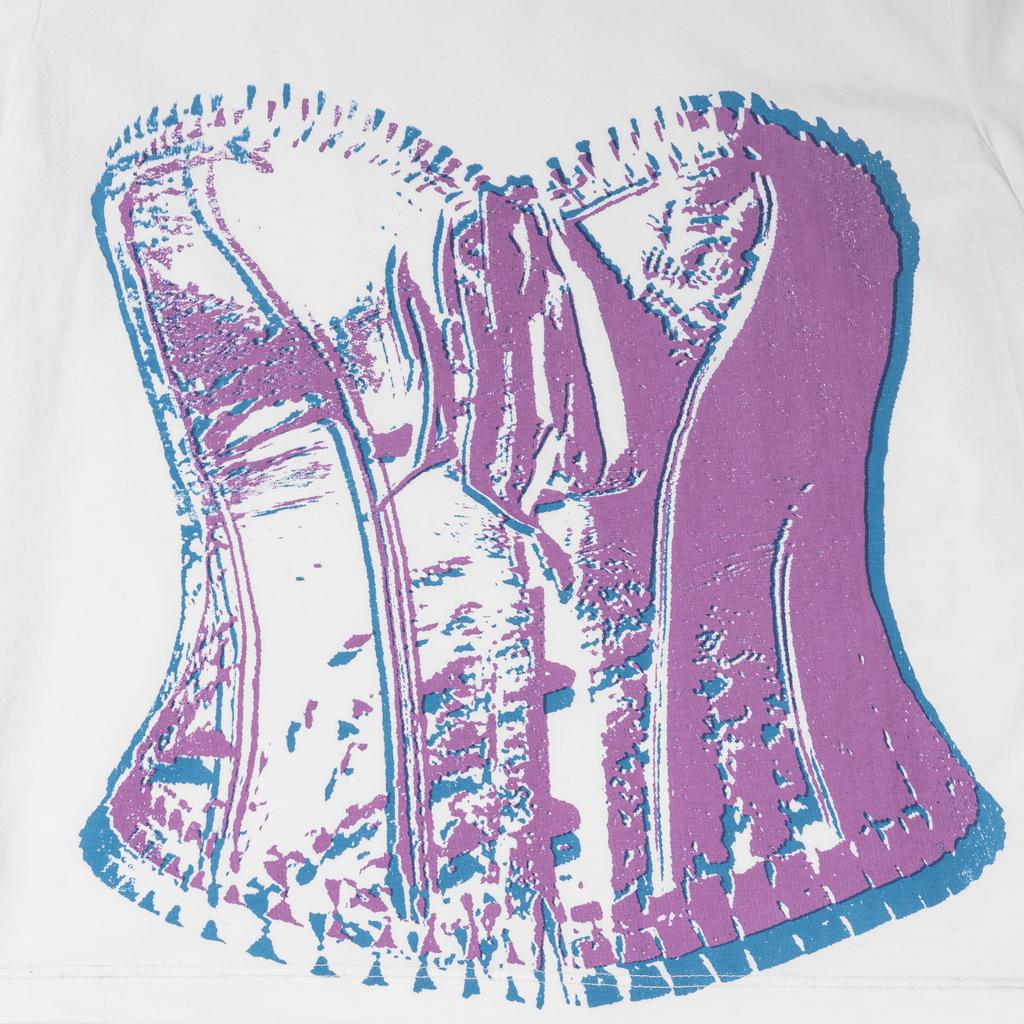 EXTRAORDINARY Women Bustier Tee Off White