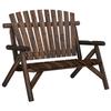 VidaXL Ensemble de Salon de Jardin 5 pcs, Mobilier d'Extérieur avec Table, Ensemble de Meubles de Terrasse Patio, Bois 3185518