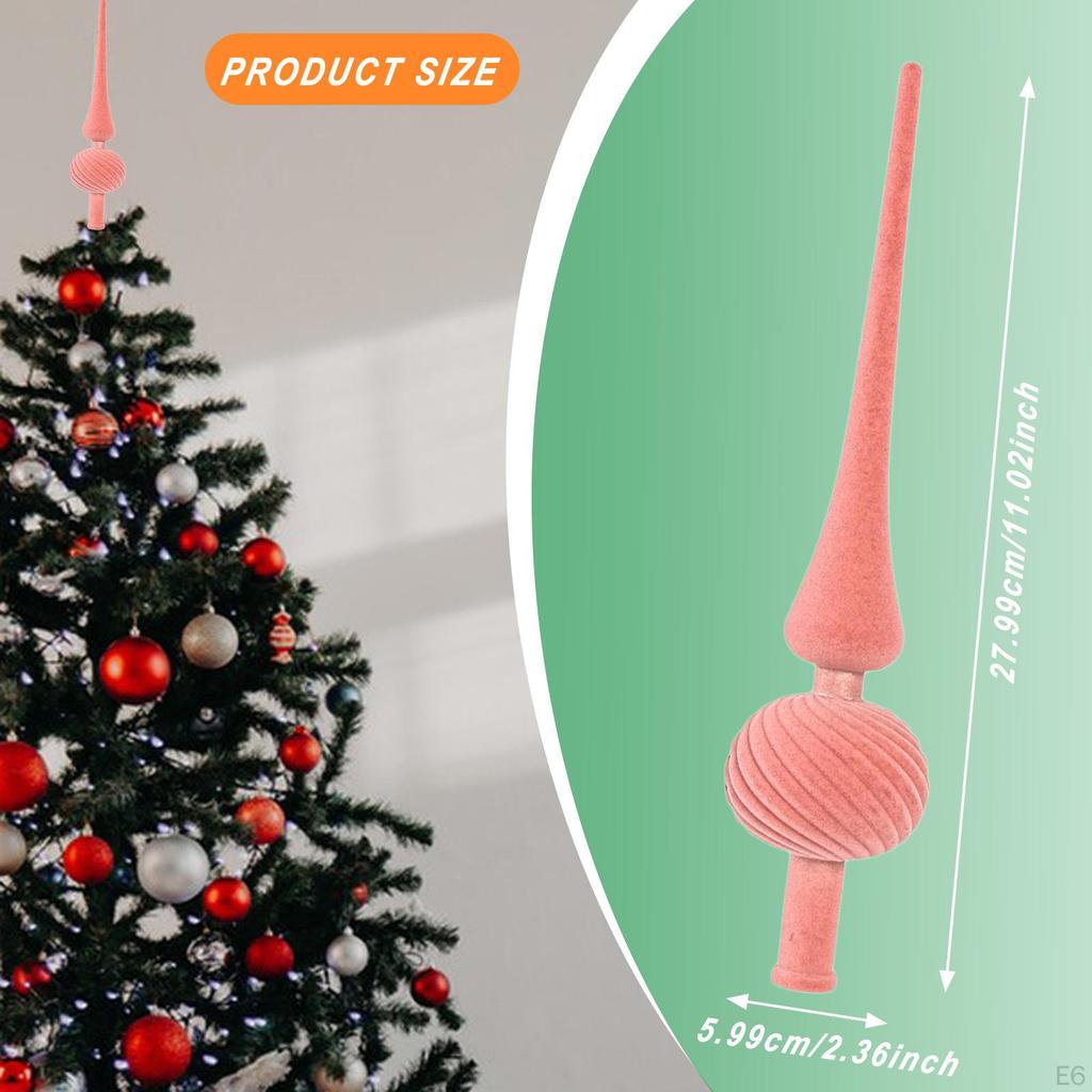 Juldekoration Dekorativ Lättviktig Toppspira för Bröllop Högtidsfest