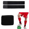 1pair Anti Slip Shin Guard Straps Adjustable Soccer Lace Bands Portable Shinguard Stays  Sports