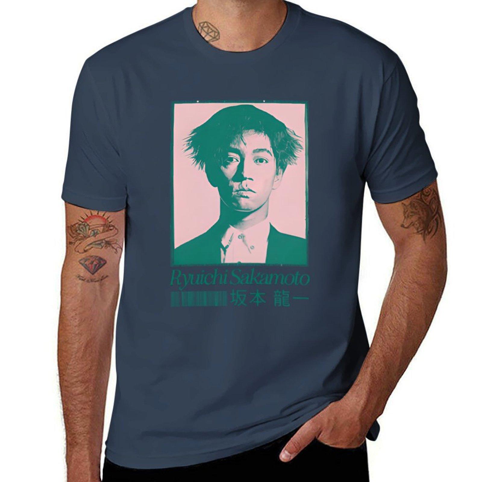 Ryuichi Sakamoto Tshirt Work Comfort Tshirt For Unisex S