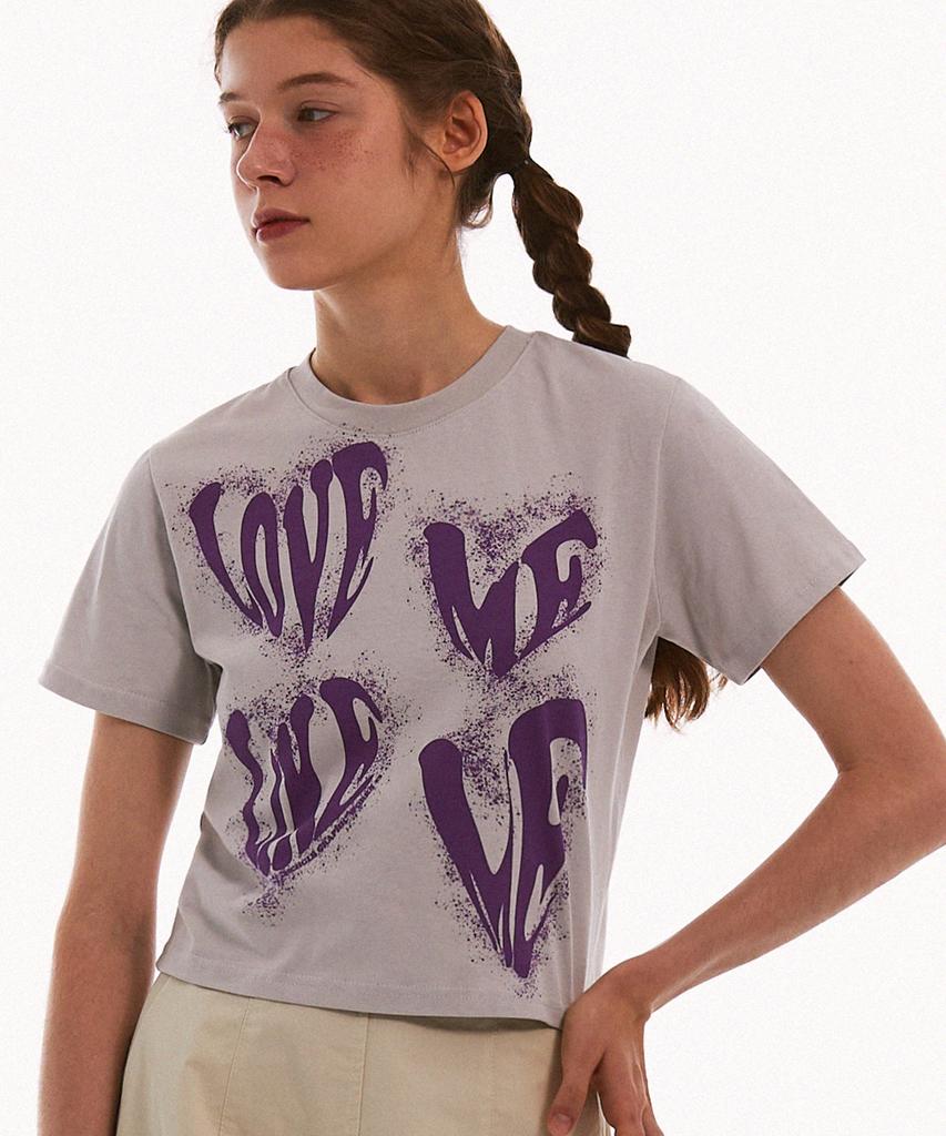 MATCHGLOBE Love Me Like Me Crop Top (Beige)