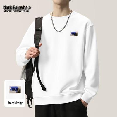Mark Fairwhale Herren 2025 Herbst Schwergewicht Rundhals Pullover
