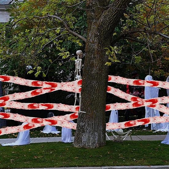 Blood Bandage Halloween Decoration Creepy Gauze Scary Artificial Blood Cloth Party Venue