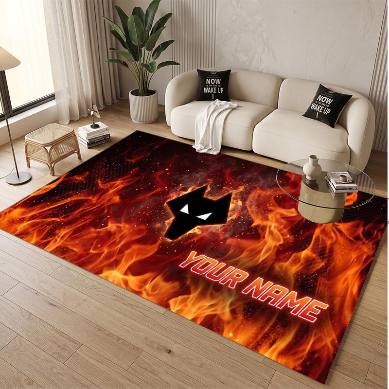 Personalized Crystal Velvet Carpet Wolverhampton Wanderers Football Pattern Non Slip Floor Rug