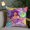 Anime Aphmau Pillow Case Square DoubleSided Printing Sofa Cushion Cover Pillowcase Bedroom Bedside