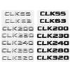3D Letters Car Rear Trunk Emblem Sticker for Mercedes Benz CLK55 CLK63 CLK200 CLK230 CLK240 CLK280 CLK320 CLK Class Tail Badge